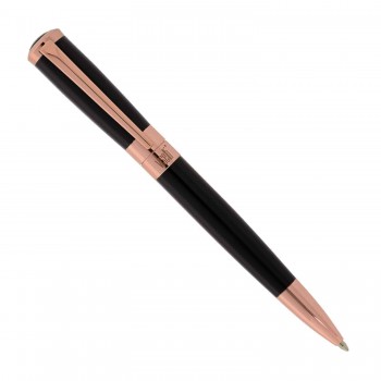 Στυλό ατσάλινο ρόζ μαύρο