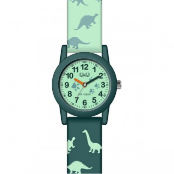 Παιδικό ρολόι με πράσινο λουράκι